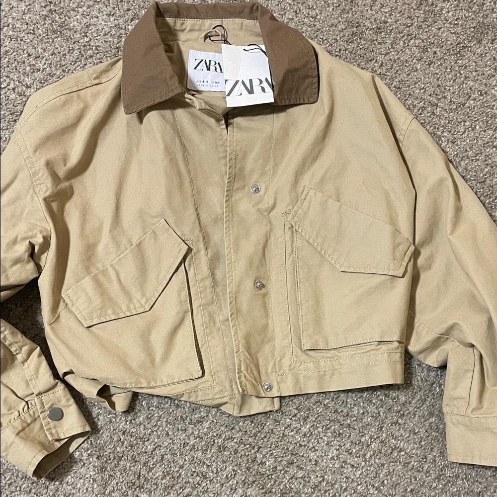 Zara girls jacket size 9-10 years NWT